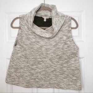 Eileen Fisher Organic Cotton Cowl Neck Top XS